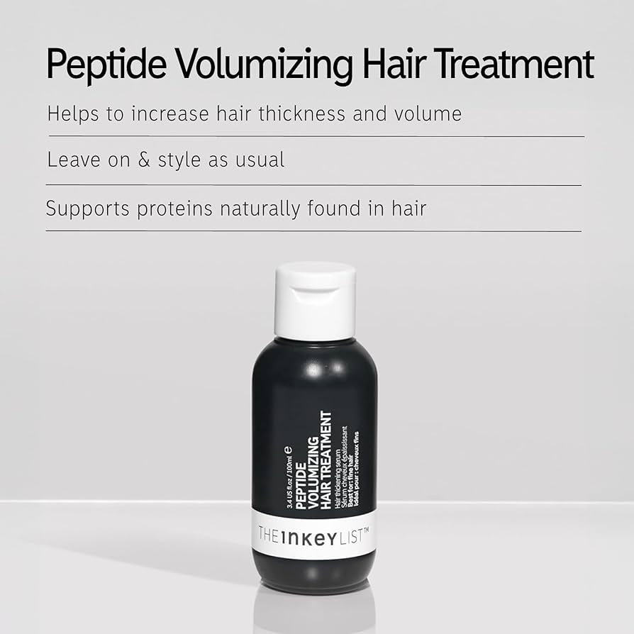 Peptides and caffeine to support fuller-looking hair
