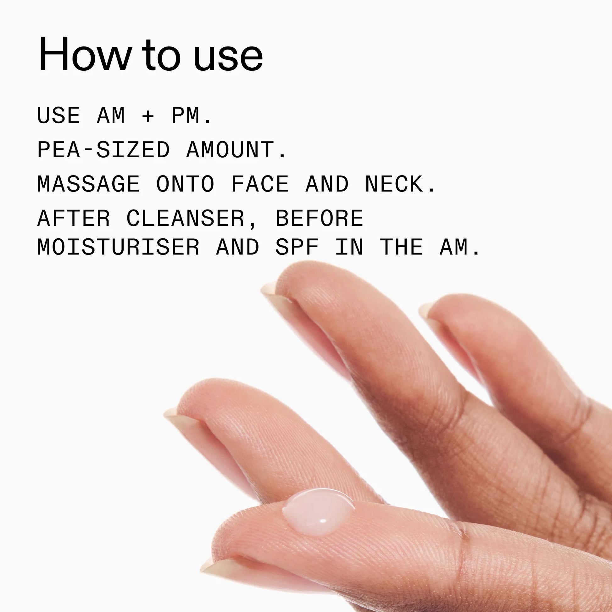 Lightweight serum that layers well
