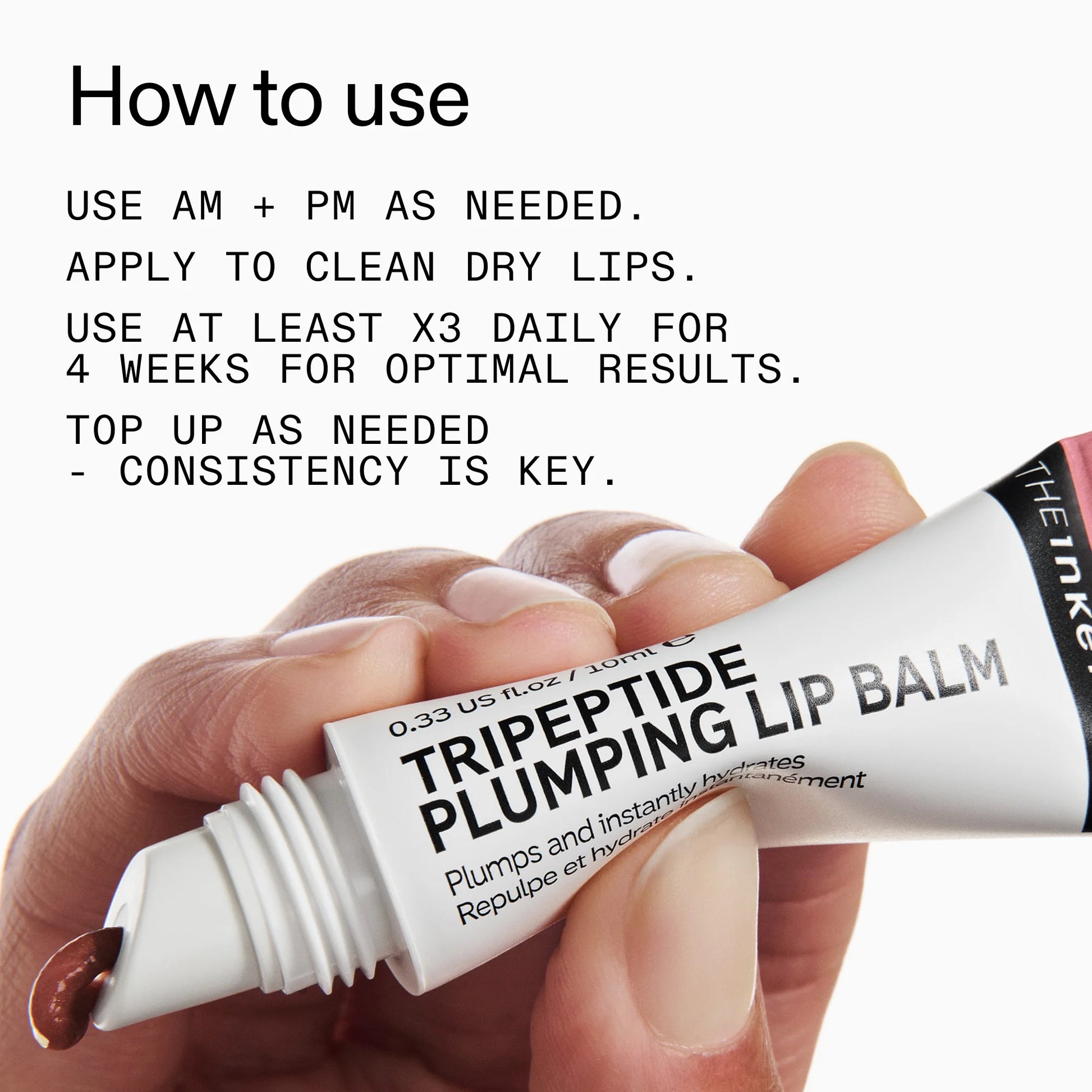 Smooth, non-sticky balm texture