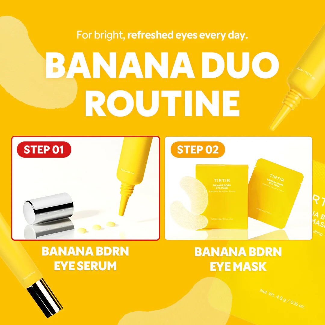 TIRTIR Banana BDRN Eye Serum — for tired, puffy eyes