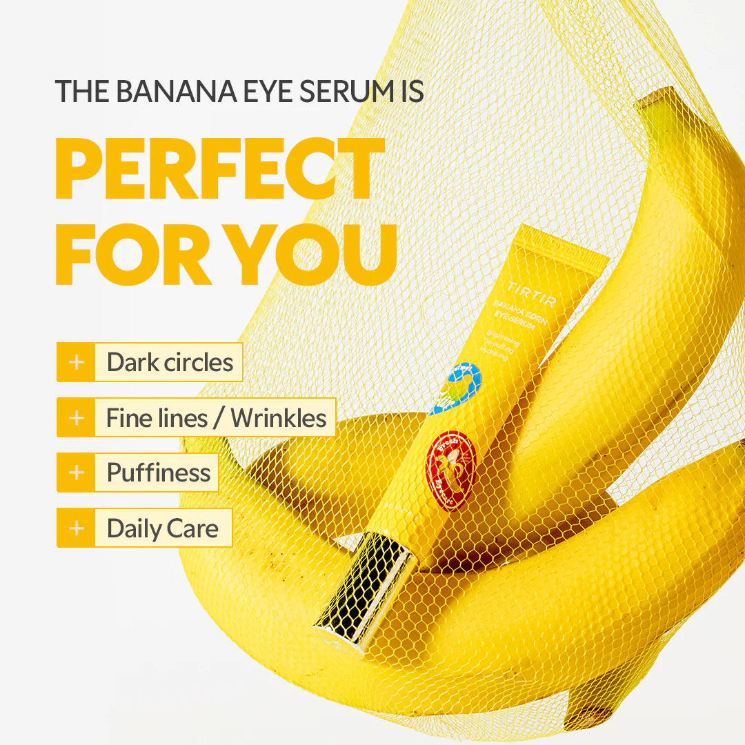 TIRTIR Banana BDRN Eye Serum — smooths the look of fine lines