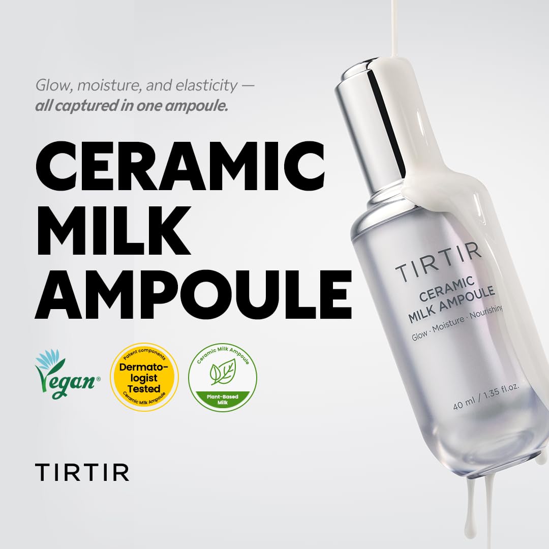 TIRTIR Ceramic Milk Ampoule — for a milky, glowing finish