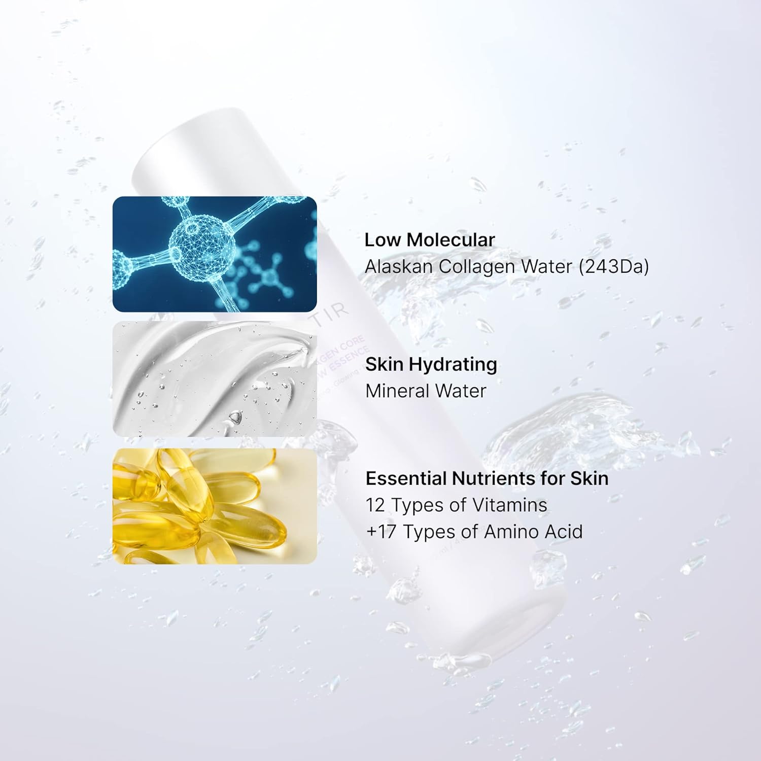 TIRTIR Collagen Core Glow Essence — collagen-rich hydrating care