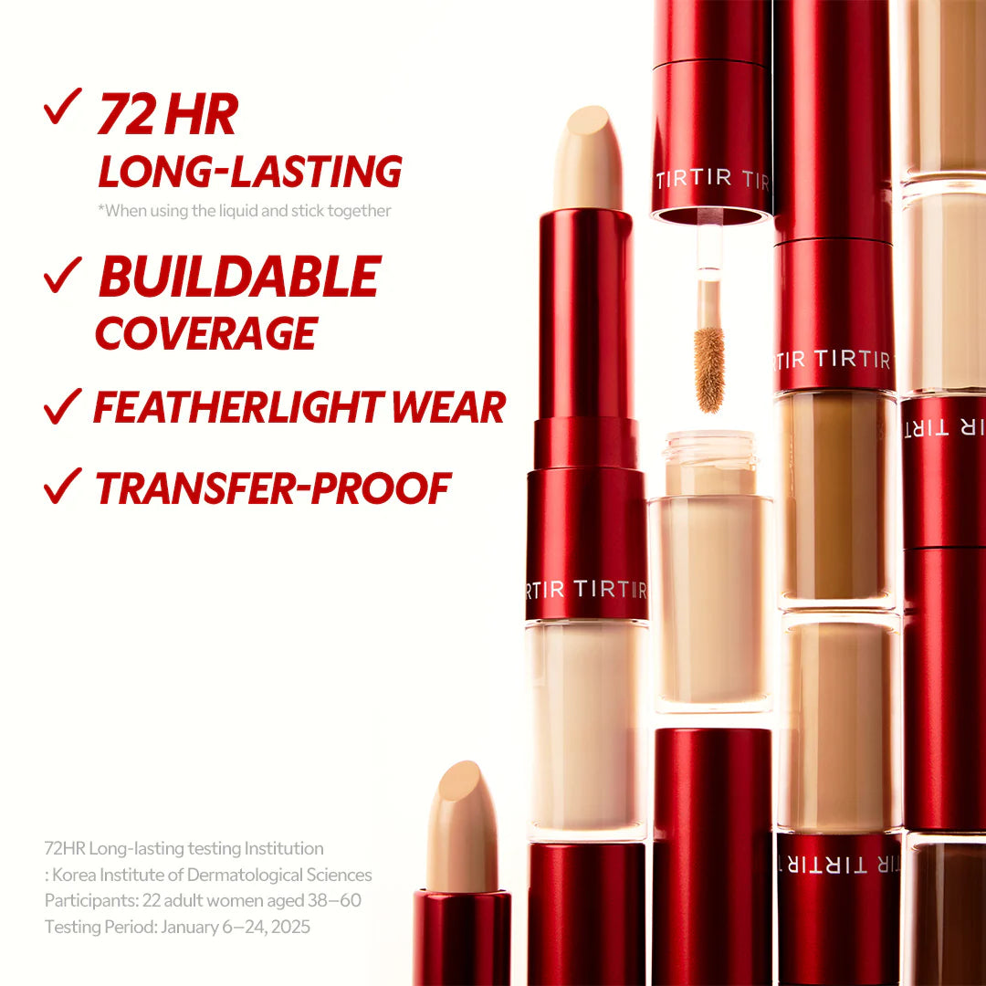 TIRTIR Glide & Hide Blurring Concealer — brightens the under-eye area