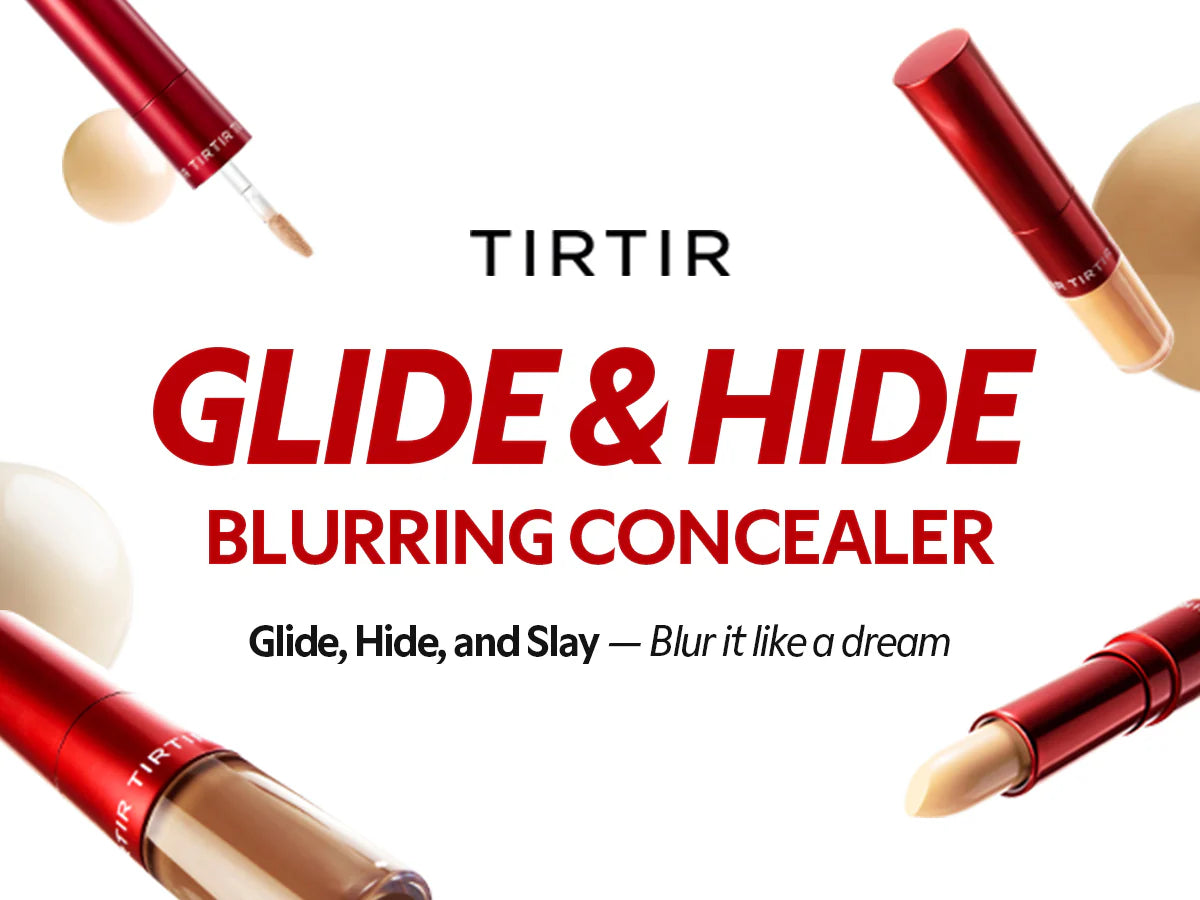 TIRTIR Glide & Hide Blurring Concealer — buildable in light layers