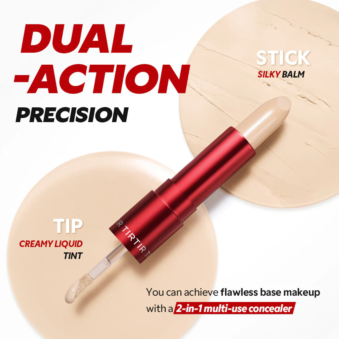 TIRTIR Glide & Hide Blurring Concealer — crease-proof, long wear