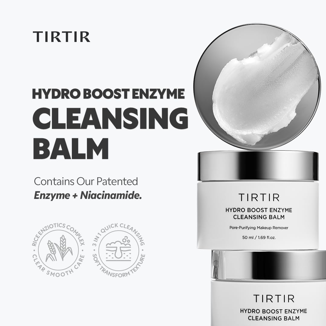TIRTIR Hydro Boost Enzyme Cleansing Balm — enzyme-powered deep cleanse