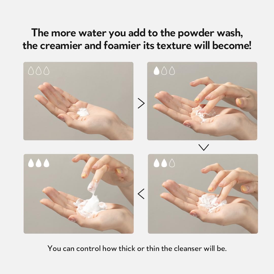 TIRTIR Hydro Boost Enzyme Cleansing Powder Wash — key cleansing ingredients