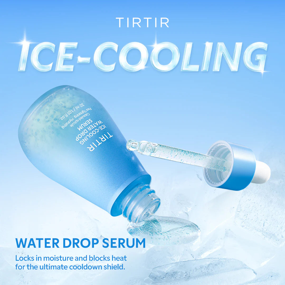 TIRTIR Ice-Cooling Water Drop Serum — instant cooling, soothing effect