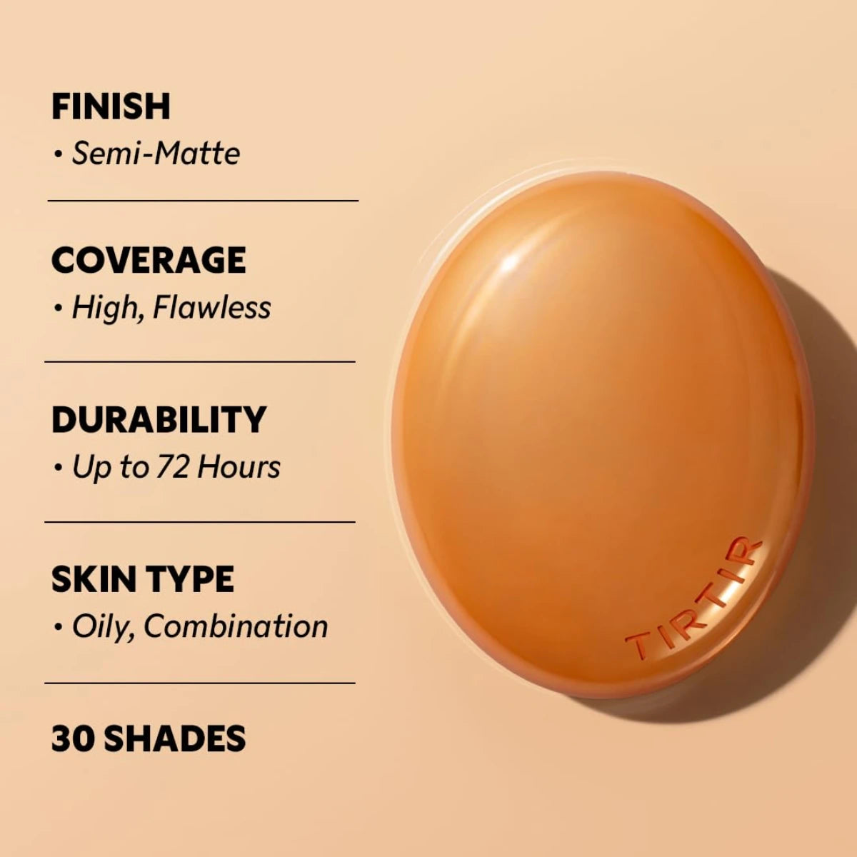 TIRTIR Mask Fit AI Filter Cushion — buildable, natural coverage