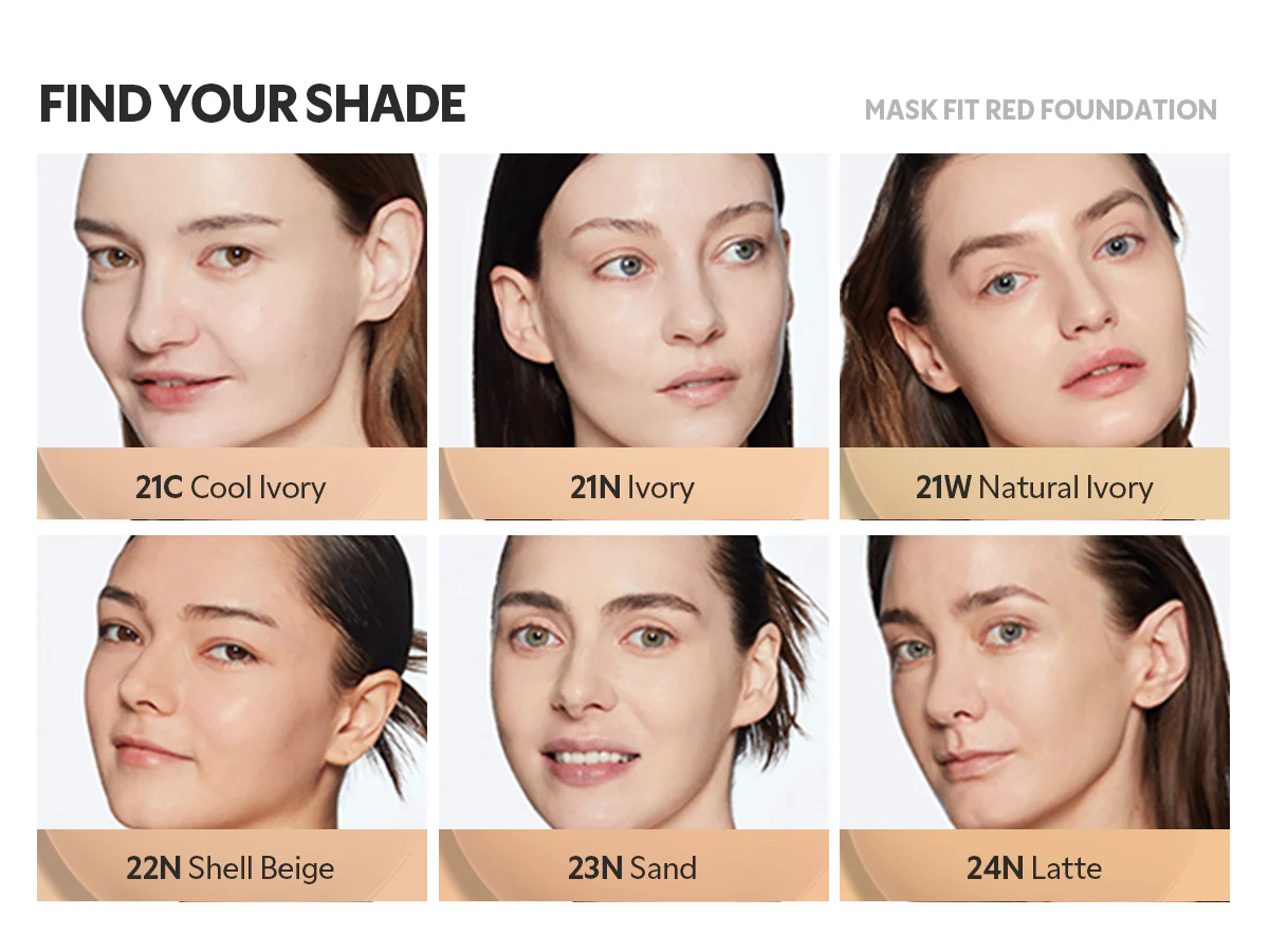 TIRTIR Mask Fit Red Foundation — breathable formula