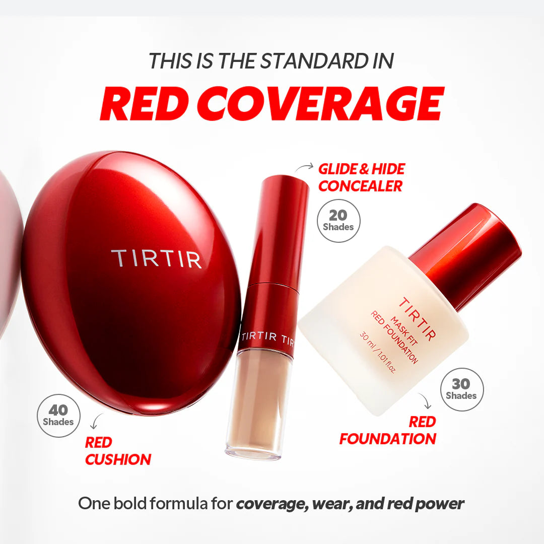 TIRTIR Mask Fit Red Foundation — evens skin tone