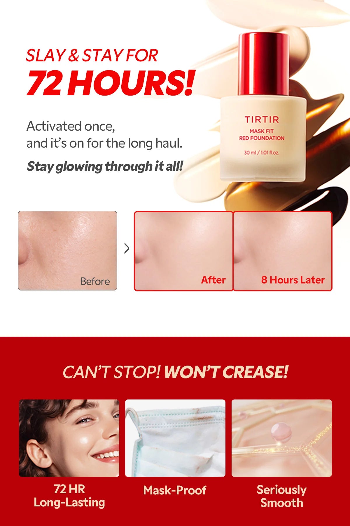 TIRTIR Mask Fit Red Foundation — key ingredients