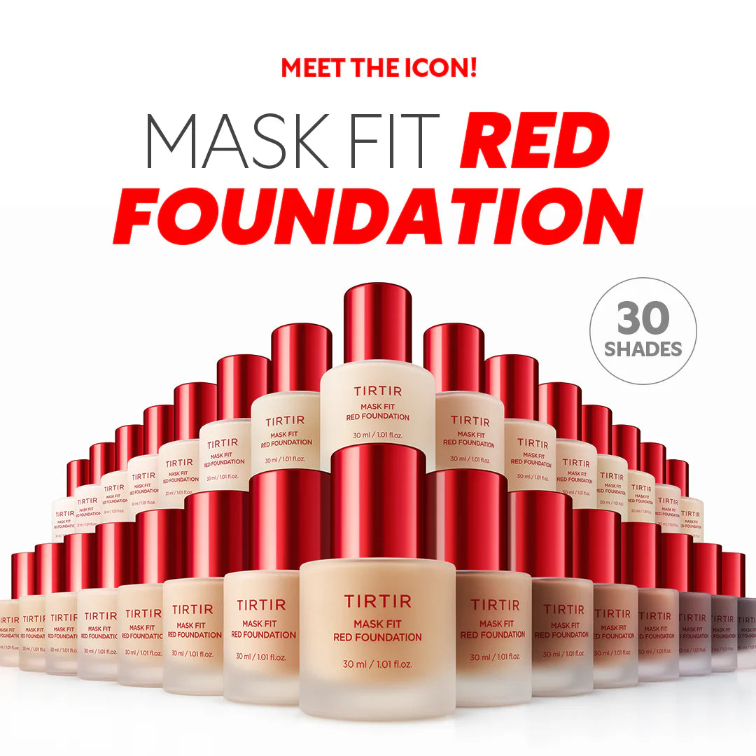 TIRTIR Mask Fit Red Foundation — natural skin finish