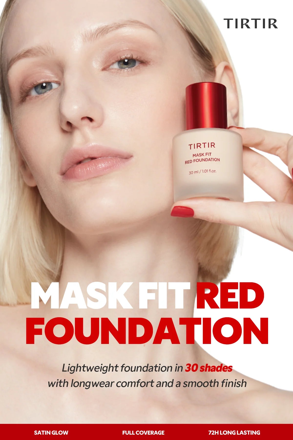 TIRTIR Mask Fit Red Foundation — sweat-resistant wear