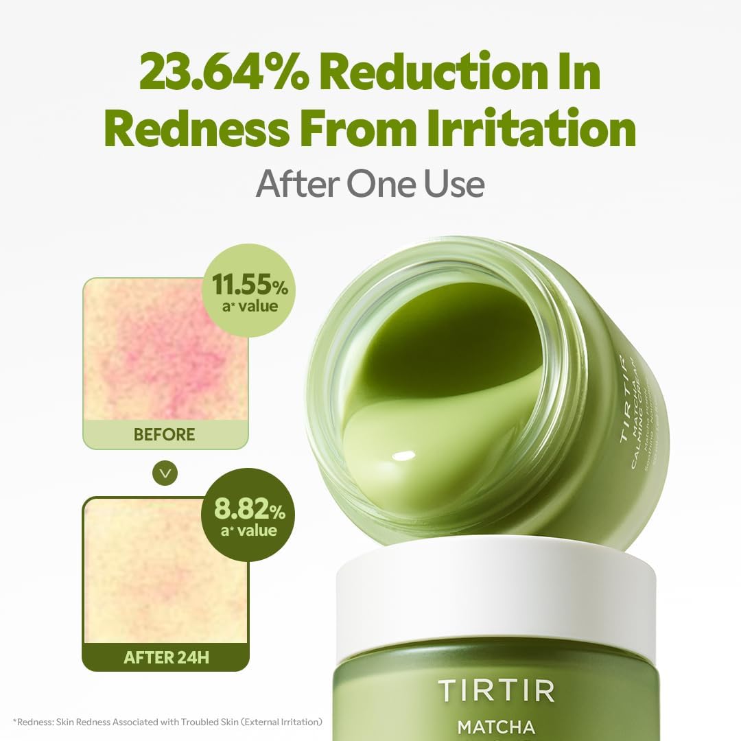 TIRTIR Matcha PDRN Calming Cream — for sensitive, reactive skin