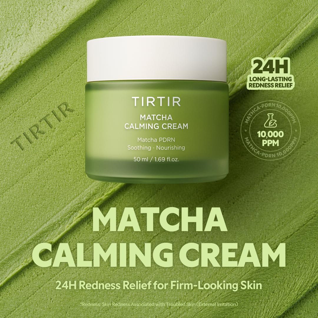 TIRTIR Matcha PDRN Calming Cream — with matcha and PDRN