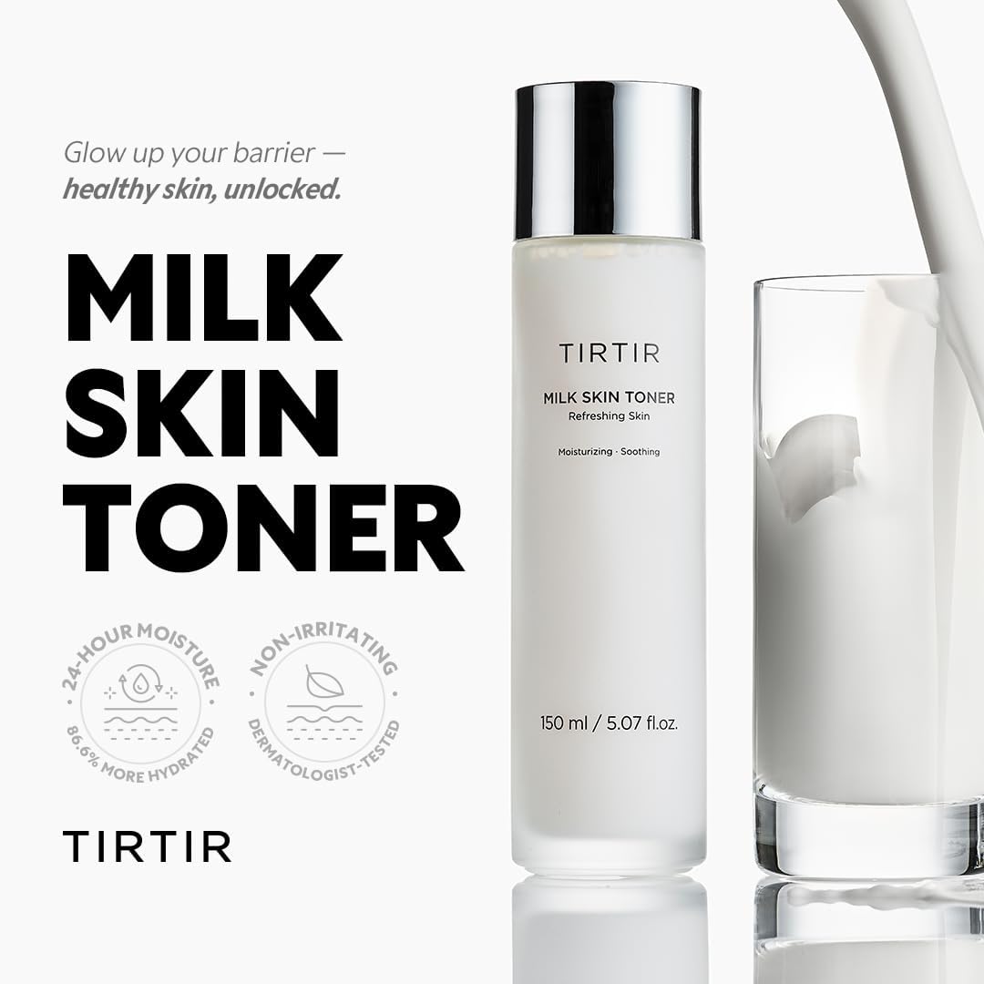 TIRTIR Milk Skin Toner — for a dewy glass-skin glow