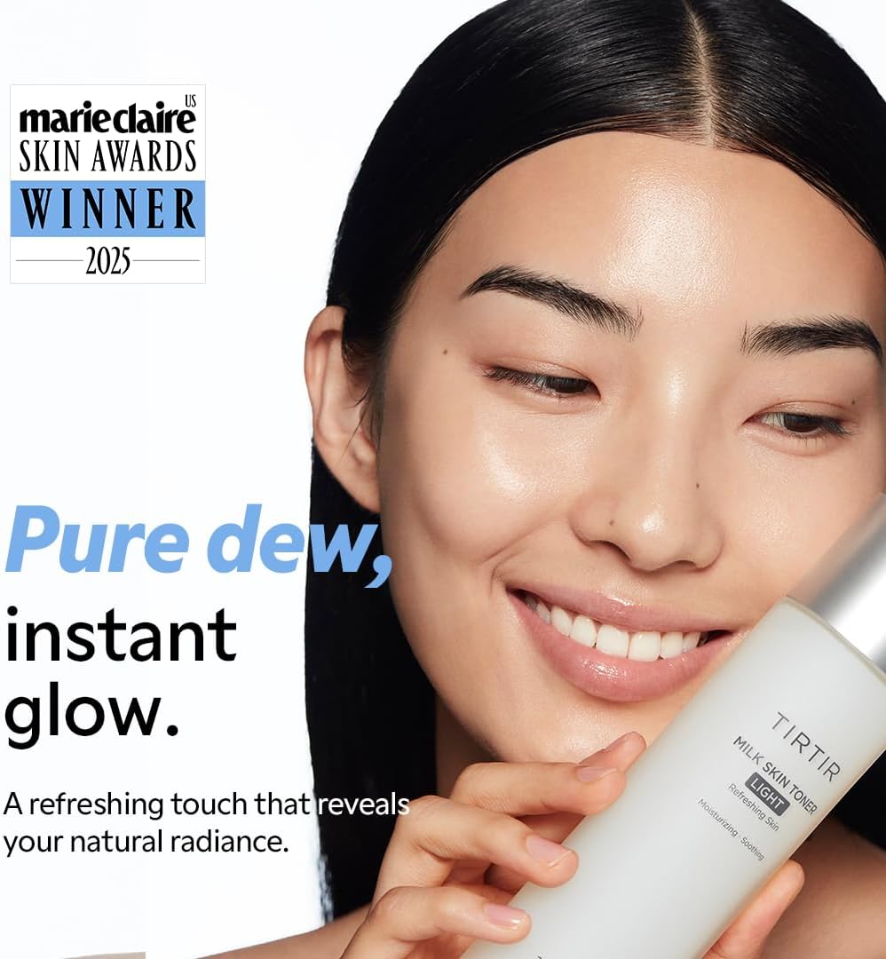 TIRTIR Milk Skin Toner Light — lightweight, fast-absorbing hydration
