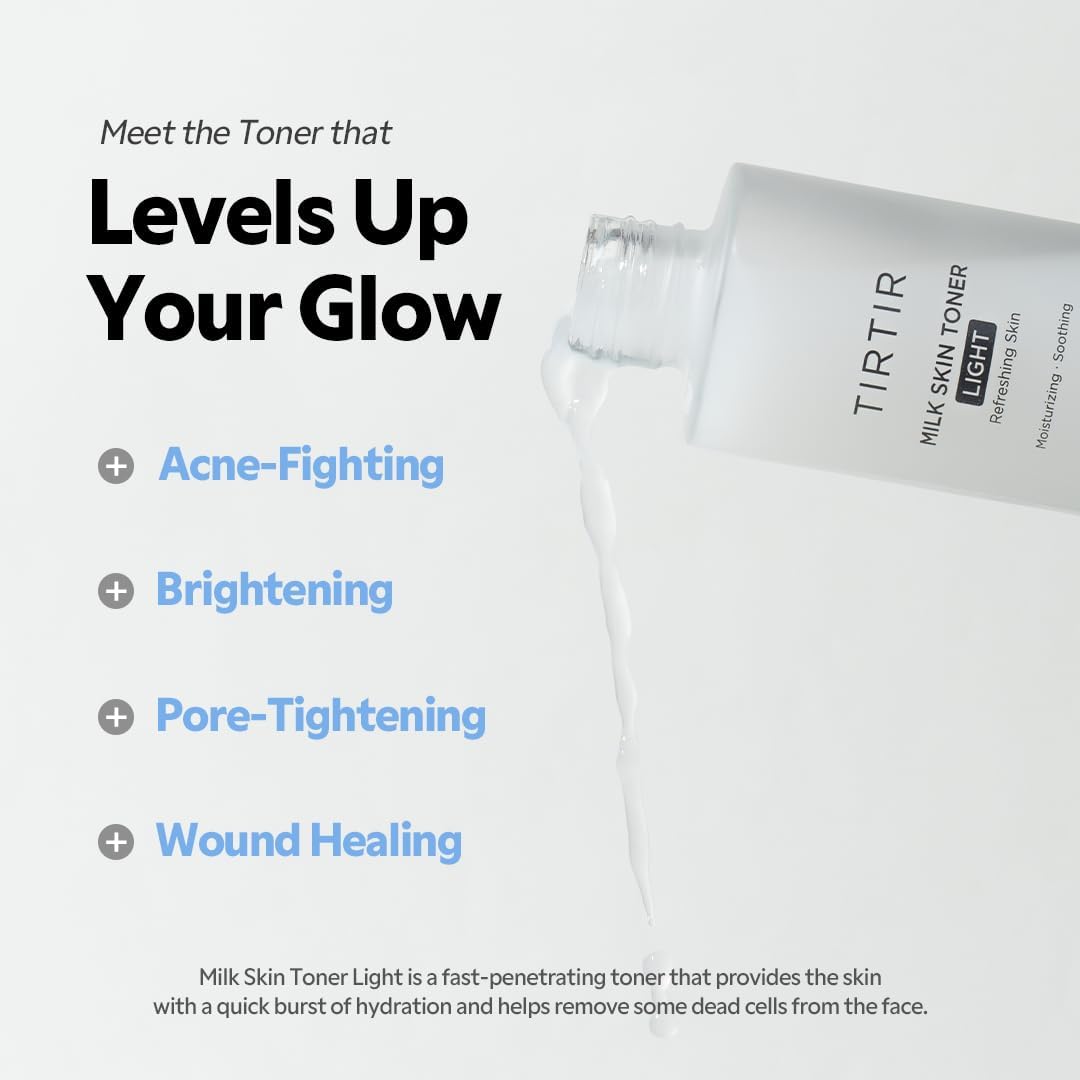 TIRTIR Milk Skin Toner Light — preps skin for next steps