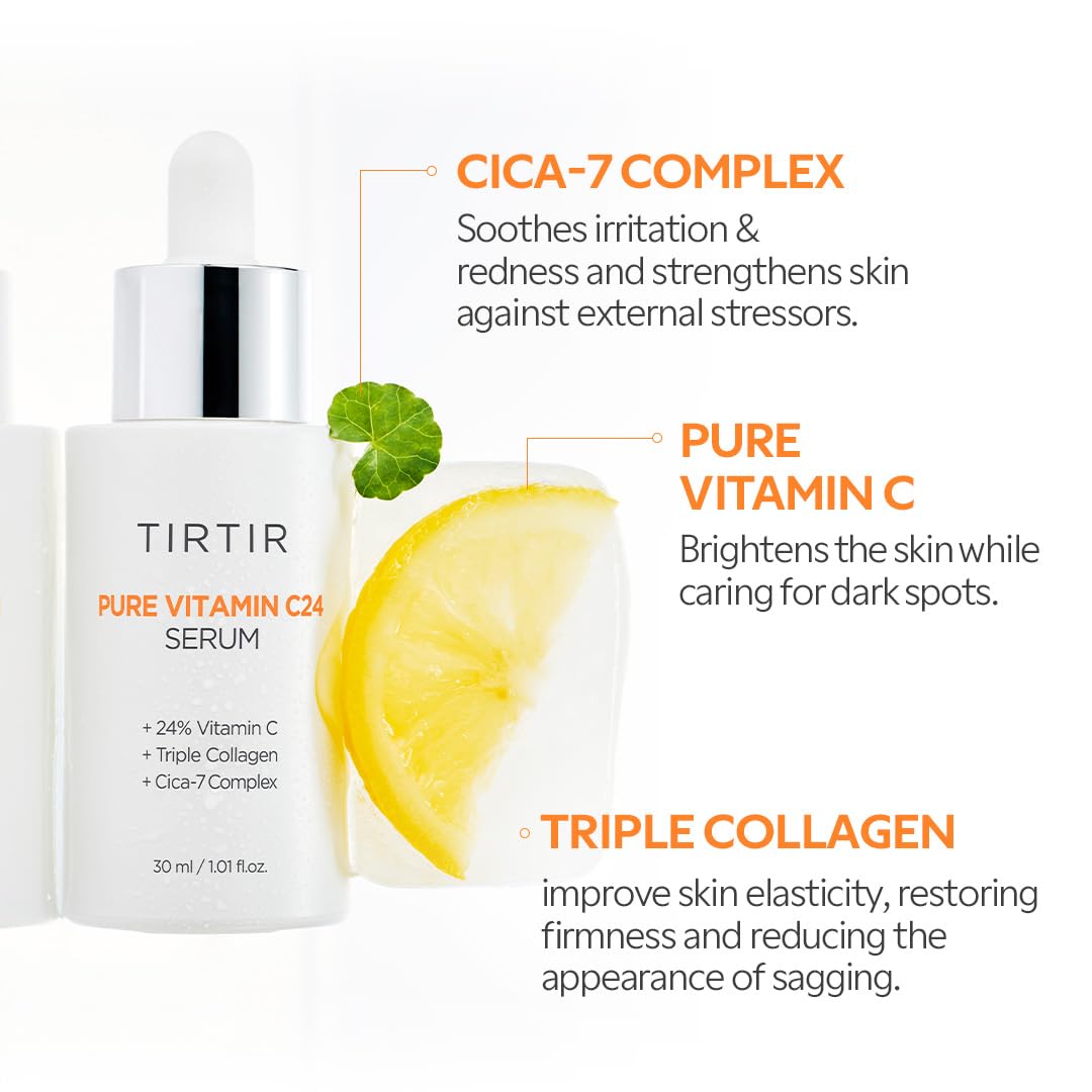 TIRTIR Pure Vitamin C 24% Serum — high 24% vitamin C concentration