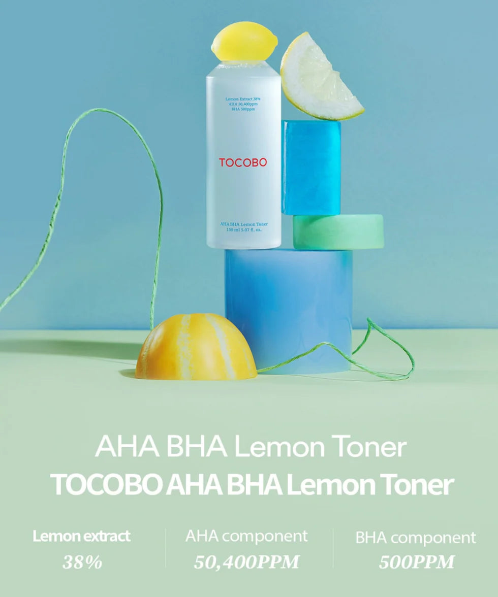 TOCOBO AHA BHA Lemon Toner — AHA BHA complex