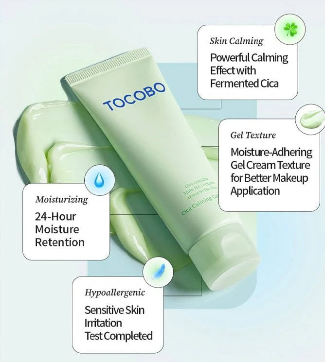 TOCOBO Cica Calming Gel Cream — gel cream texture