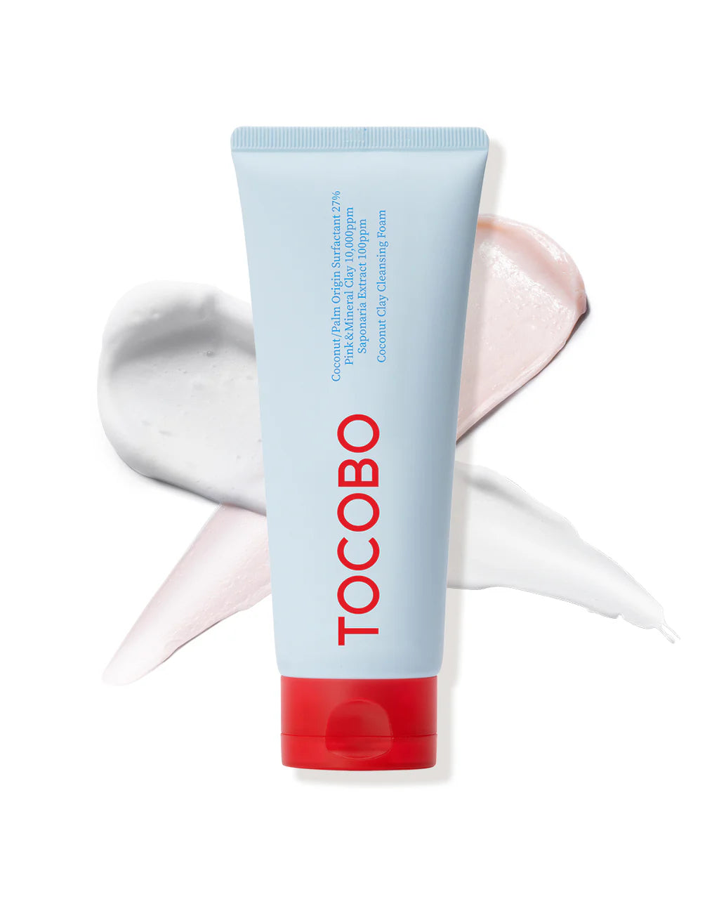 TOCOBO Coconut Clay Cleansing Foam — removes impurities