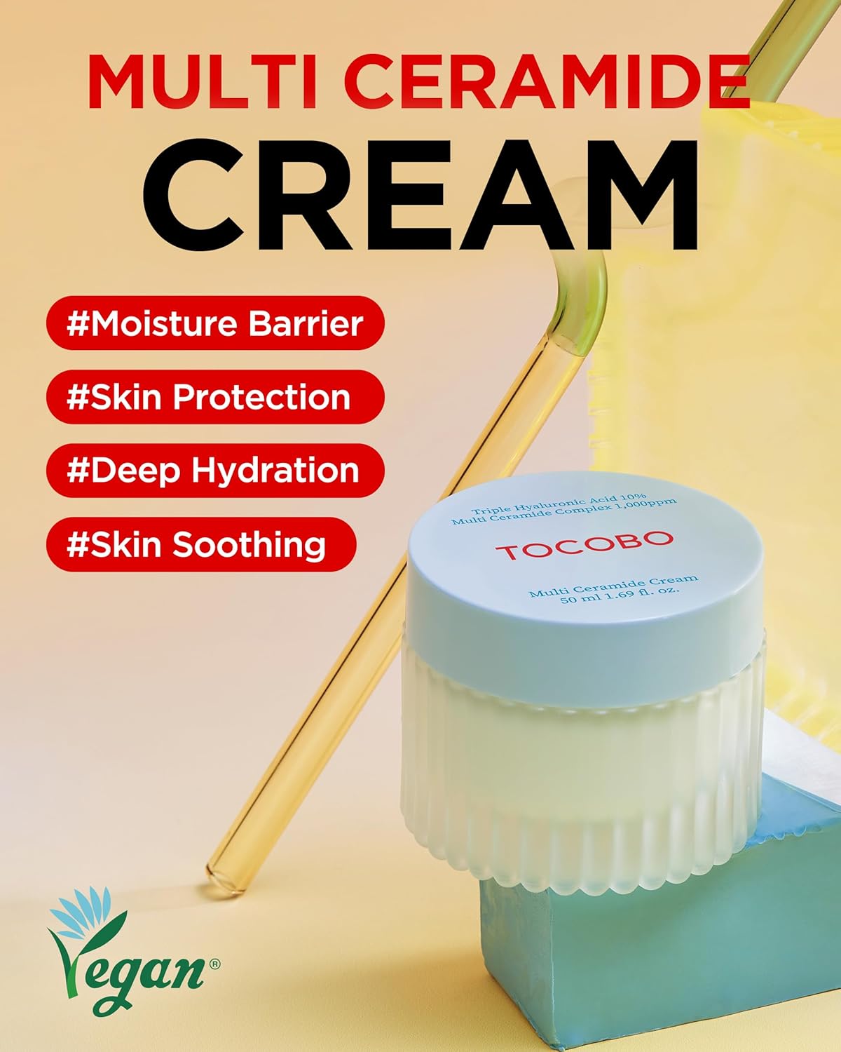 TOCOBO Multi Ceramide Cream — nourished skin