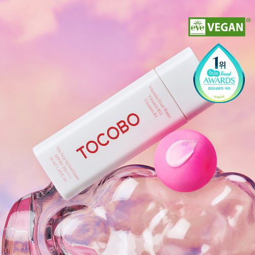 TOCOBO Vita Tone Up Sun Cream — natural tone-up finish