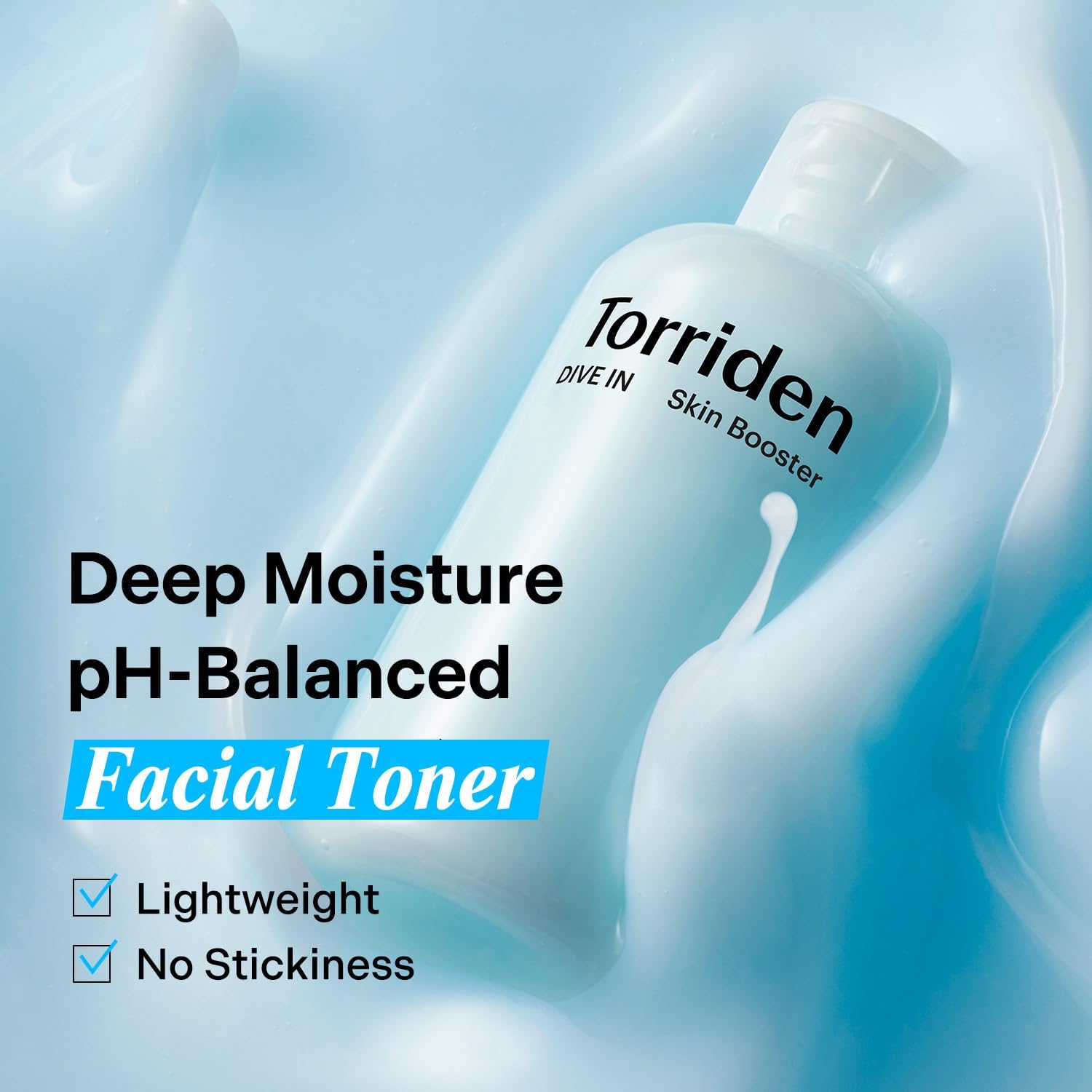 Torriden DIVE-IN Low Molecular Hyaluronic Acid Skin Booster 200ml — Korean hydrating skin booster