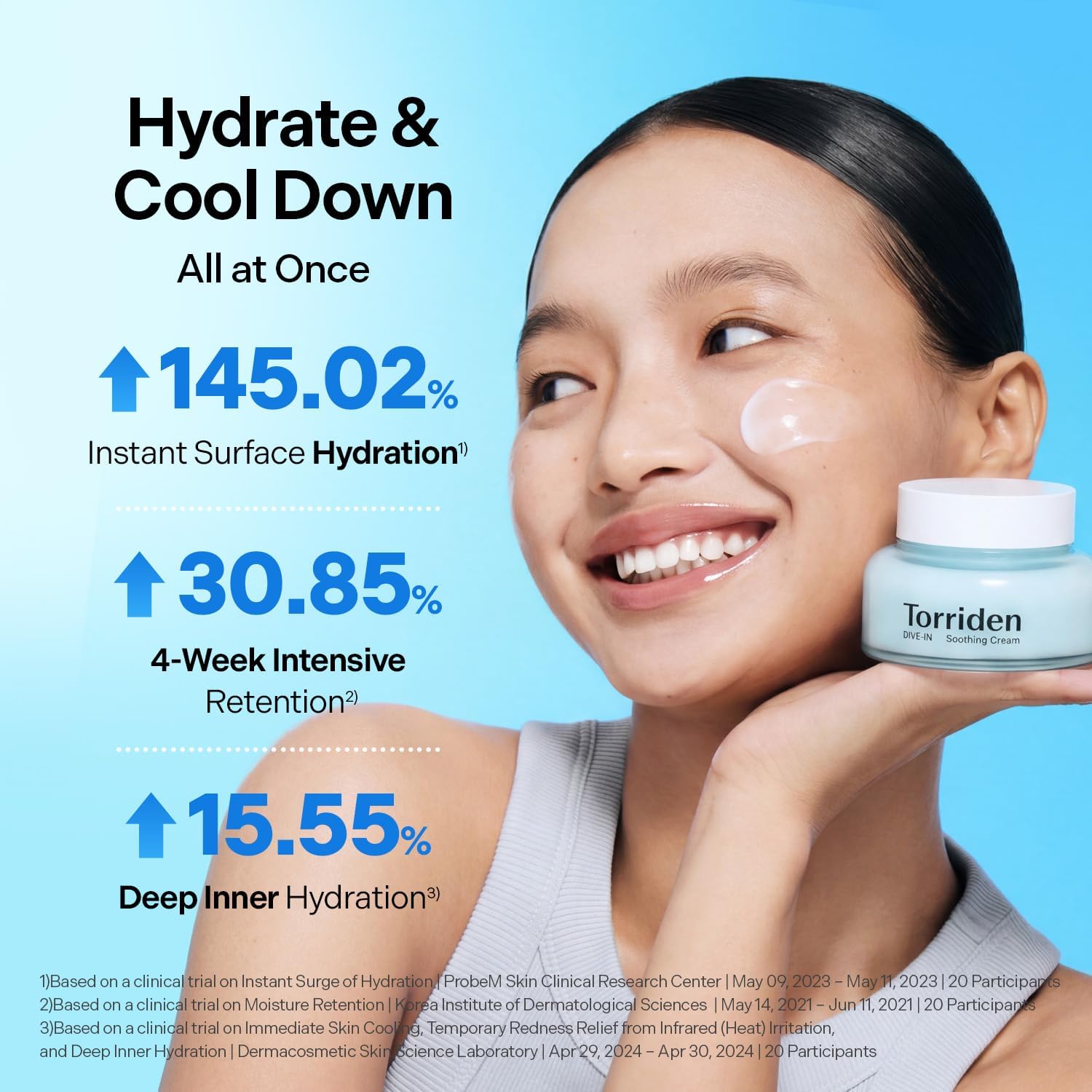 Torriden DIVE-IN Soothing Cream 100ml — Korean hydrating gel cream
