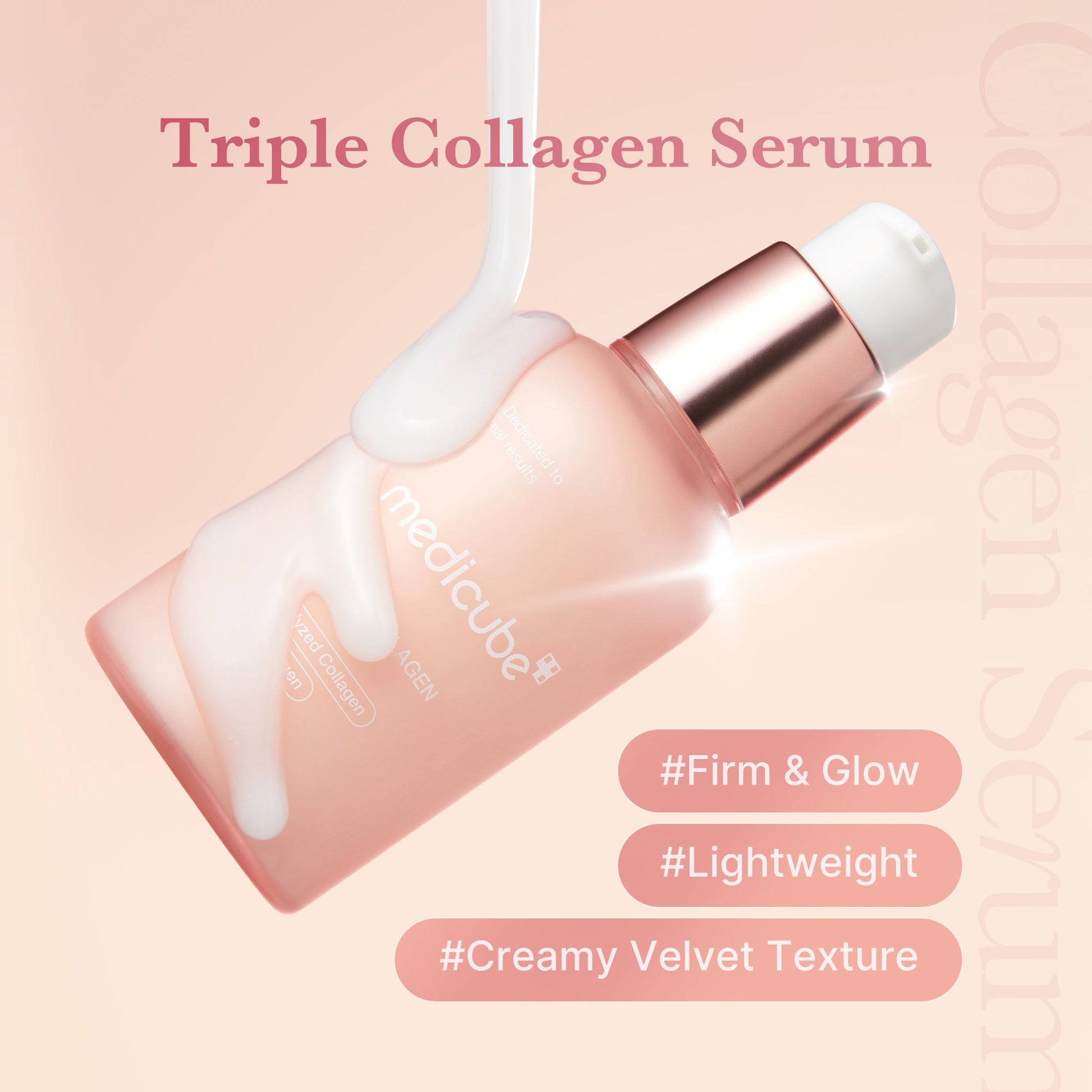 Hydrolyzed, atelo & soluble collagen complex that firms and smooths the look of skin