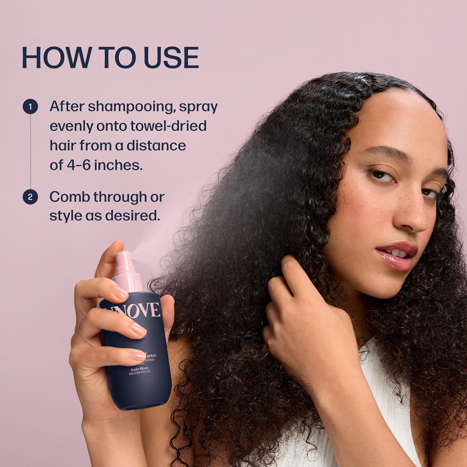 UNOVE No-Wash Water Ampoule Treatment 200ml — Korean leave-in hair care