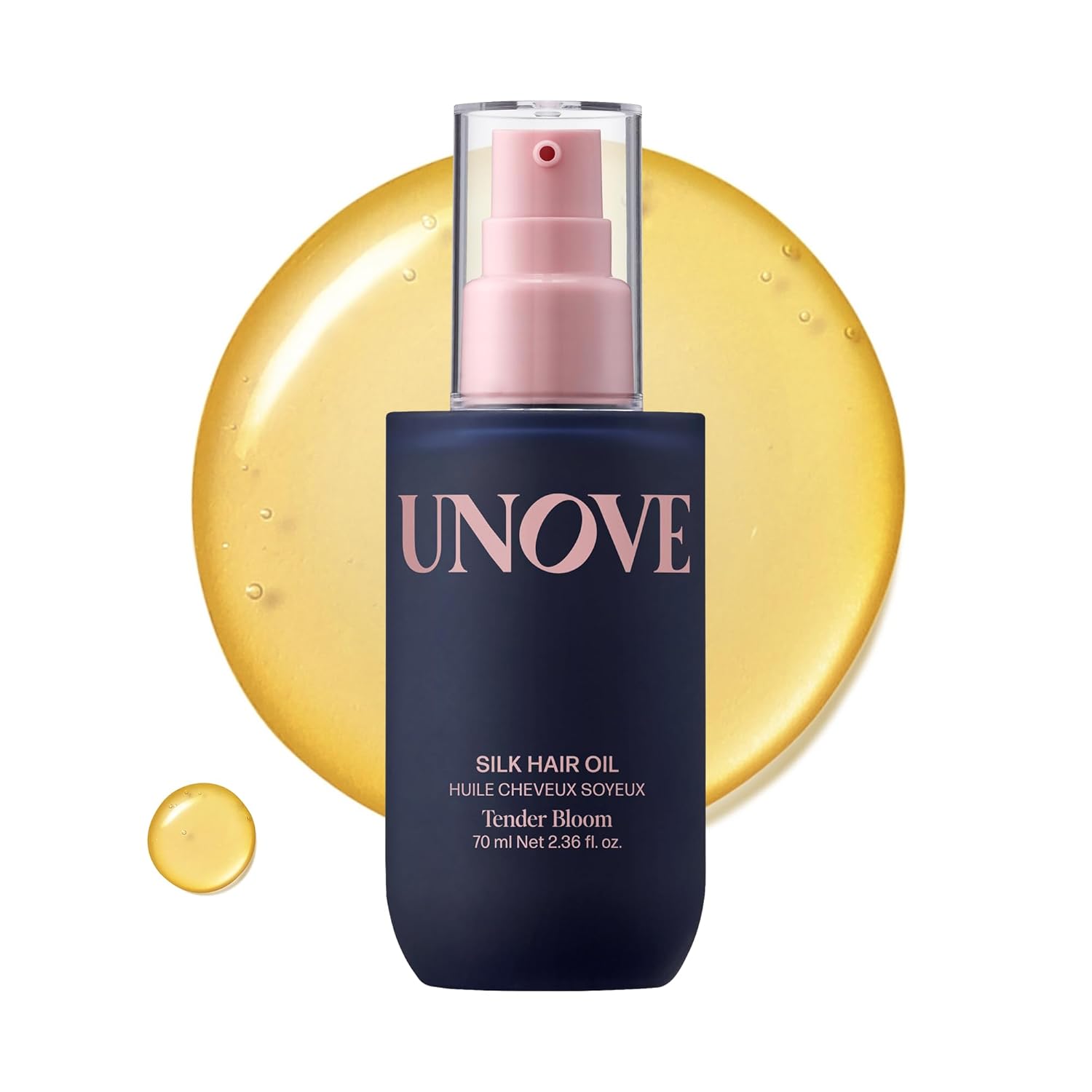UNOVE Silk Oil Essence 70ml — Korean hair oil for shine and frizz control