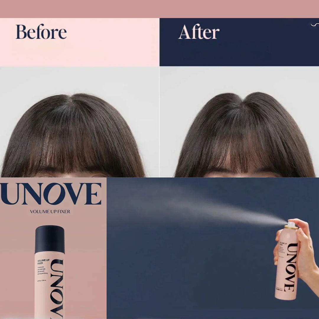 UNOVE Volume Up Curling Fixer 200ml — Korean curl styling