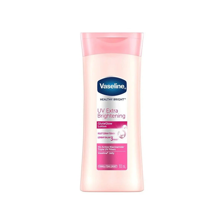 Vaseline Healthy Bright UV Extra Brightening Gluta Glow Body Lotion — gluta glow complex brightens for radiant skin