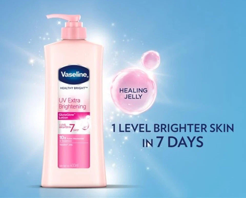 Vaseline Healthy Bright UV Extra Brightening Gluta Glow Body Lotion — UV brightening gluta glow body lotion