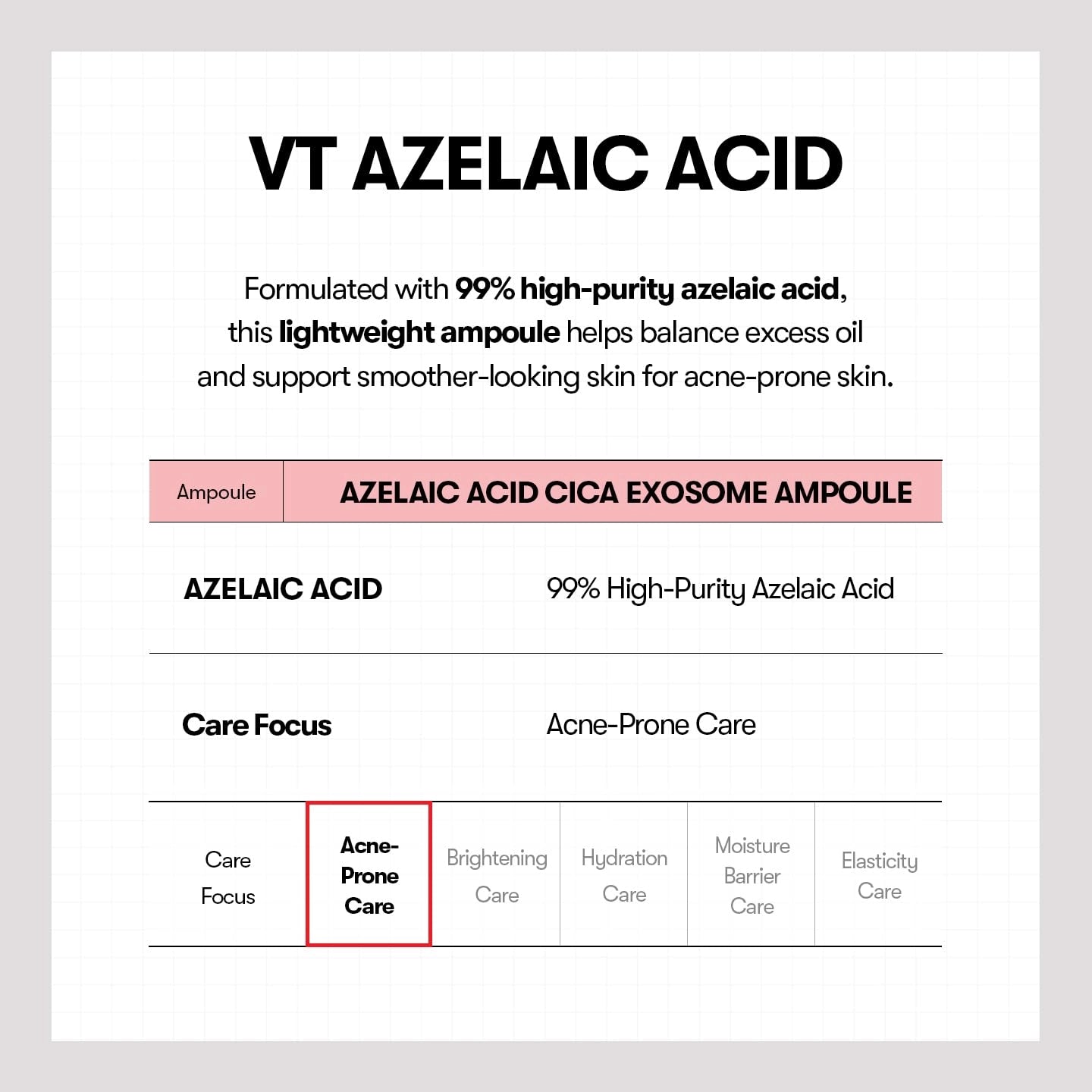 VT Cosmetics Azelaic Acid Calming Ampoule — application