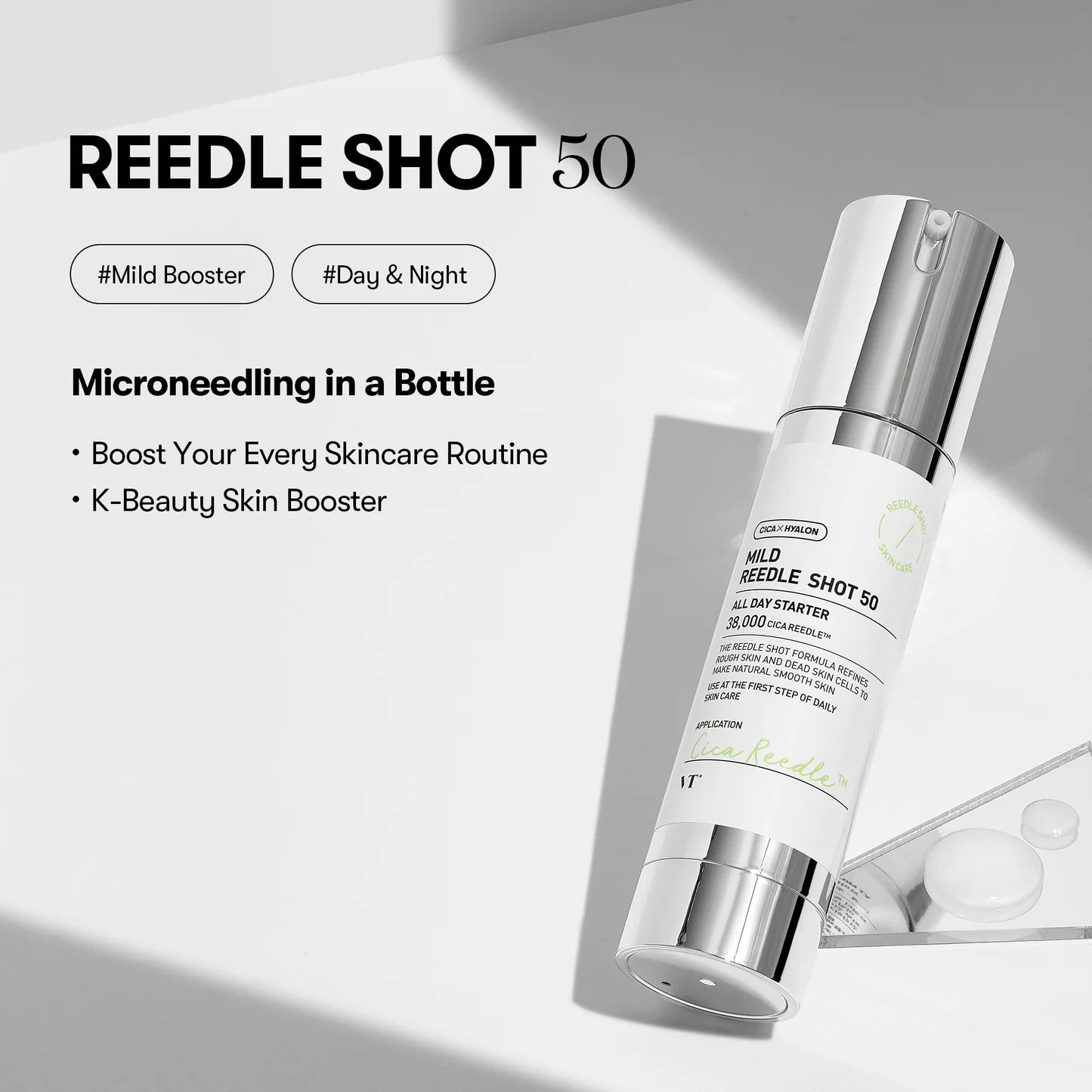VT Cosmetics Mild Reedle Shot 50 All Day Starter — texture