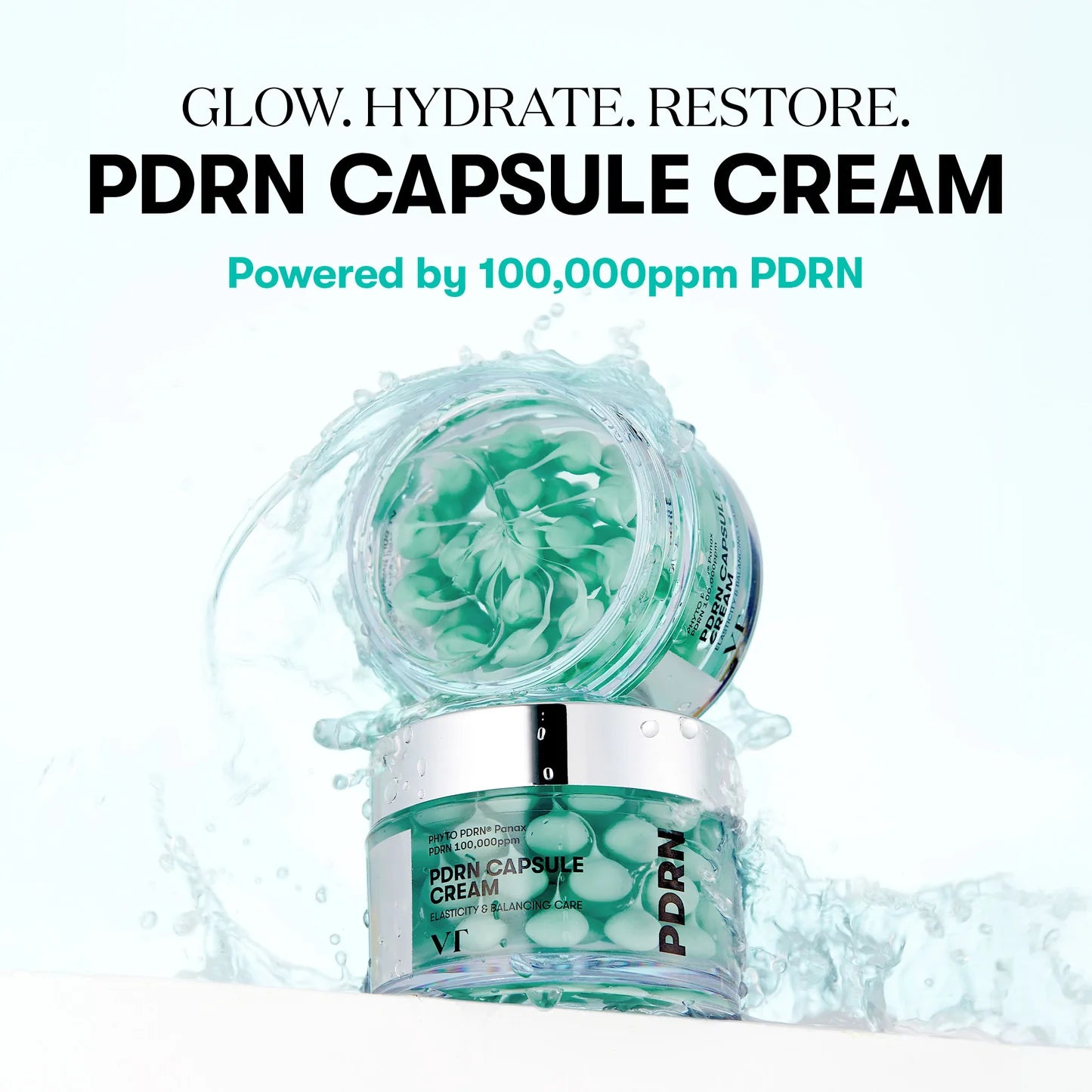 VT Cosmetics PDRN Capsule Cream — capsule texture