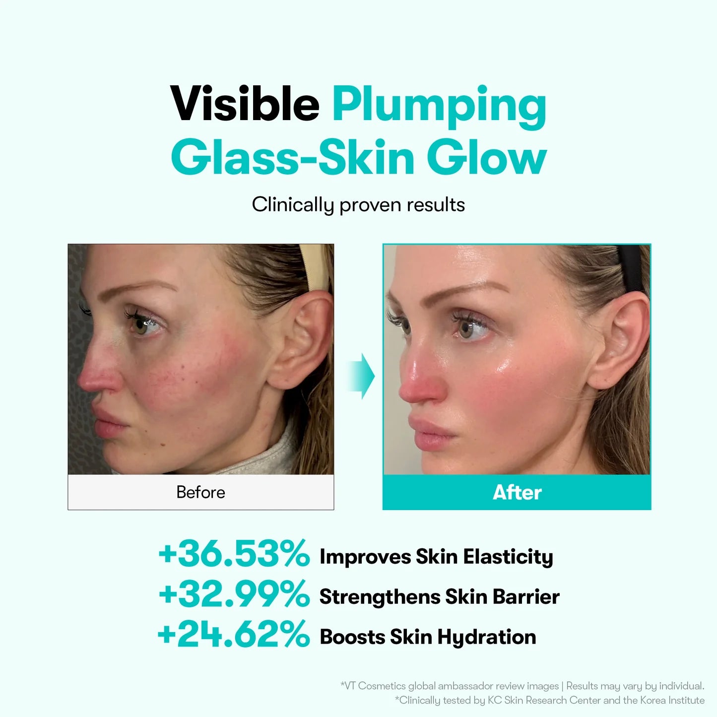 VT Cosmetics PDRN Essence 100 — application