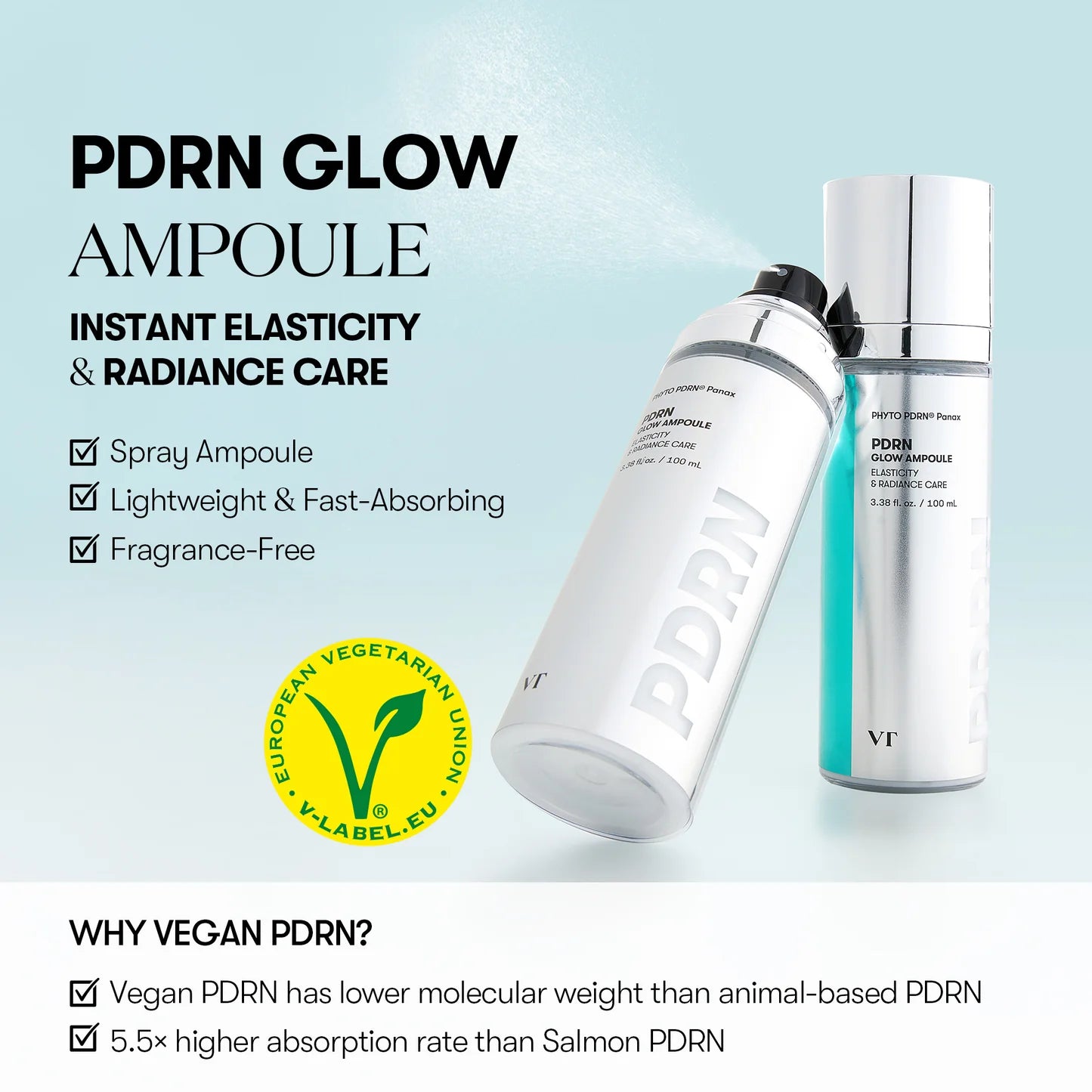 VT Cosmetics PDRN Glow Ampoule — PDRN complex