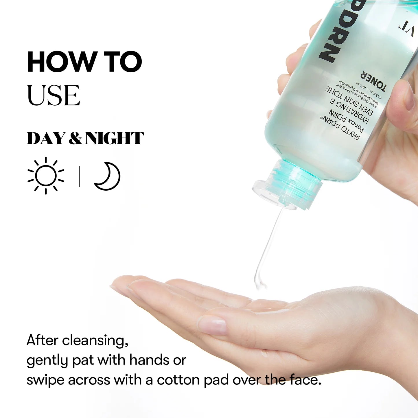 VT Cosmetics PDRN Toner — hydrated skin