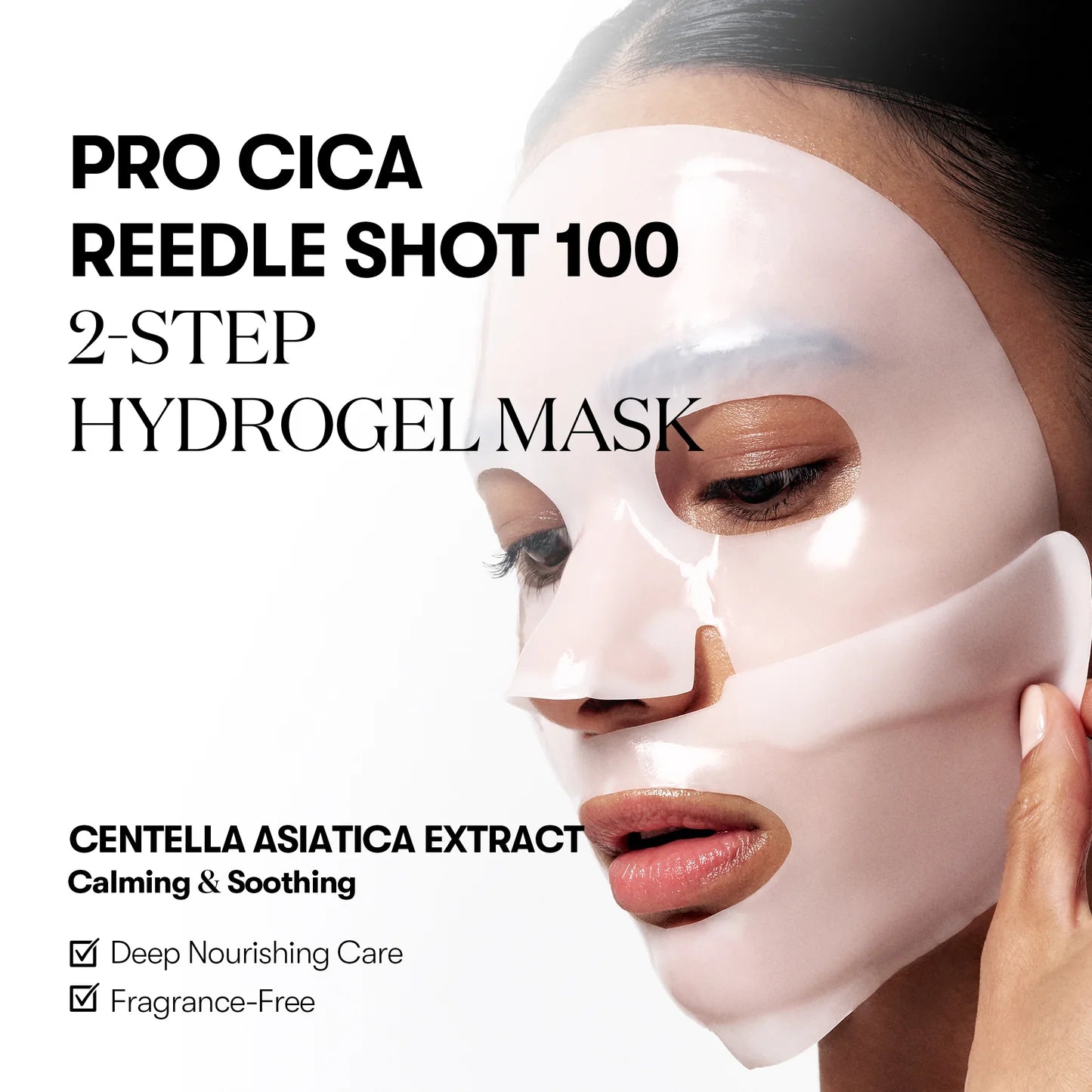 VT Cosmetics Pro Cica Reedle Shot 100 2Step Hydrogel Mask — texture