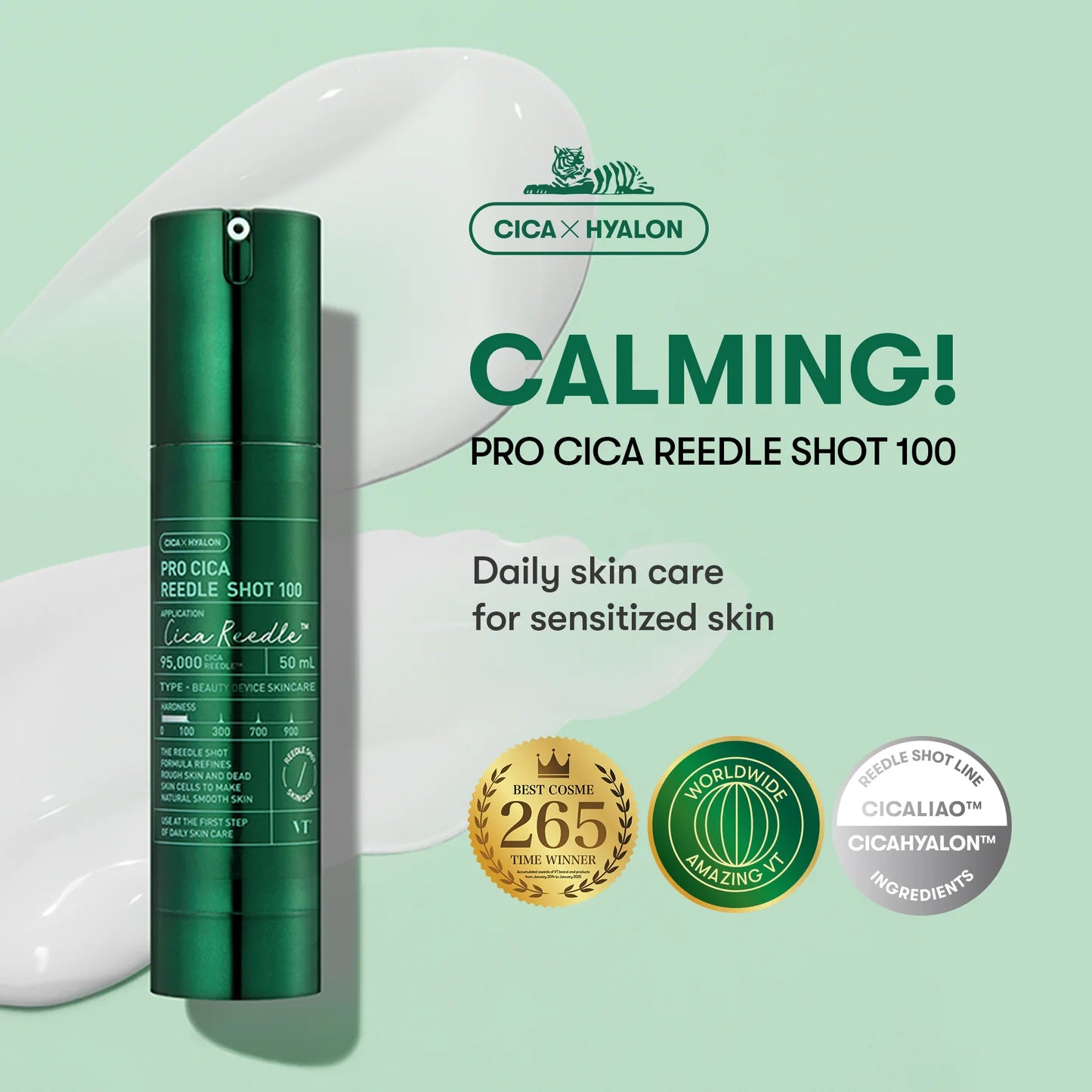 VT Cosmetics Pro Cica Reedle Shot 100 — texture