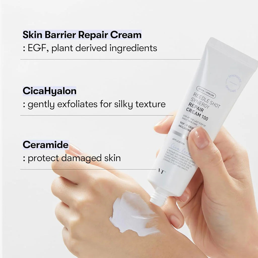 VT Cosmetics Reedle Shot Synergy Repair Cream — cream texture