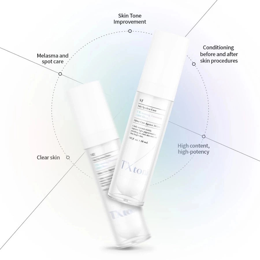 VT Cosmetics TX Toning Essence 2000 Shot — brighter even skin