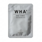 WHA' YUNSUL Green Tea Mask Pack - Korean green tea soothing sheet mask