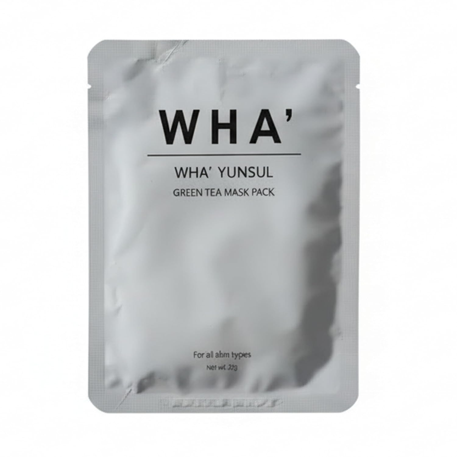 WHA' YUNSUL Green Tea Mask Pack - Korean green tea soothing sheet mask